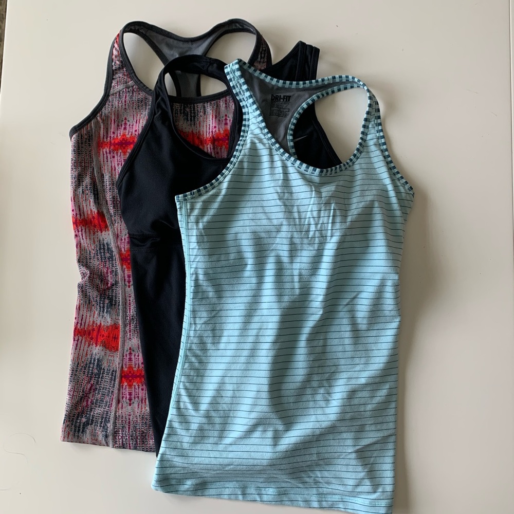 Lot of 3 Nike Dri-Fit Tank Tops